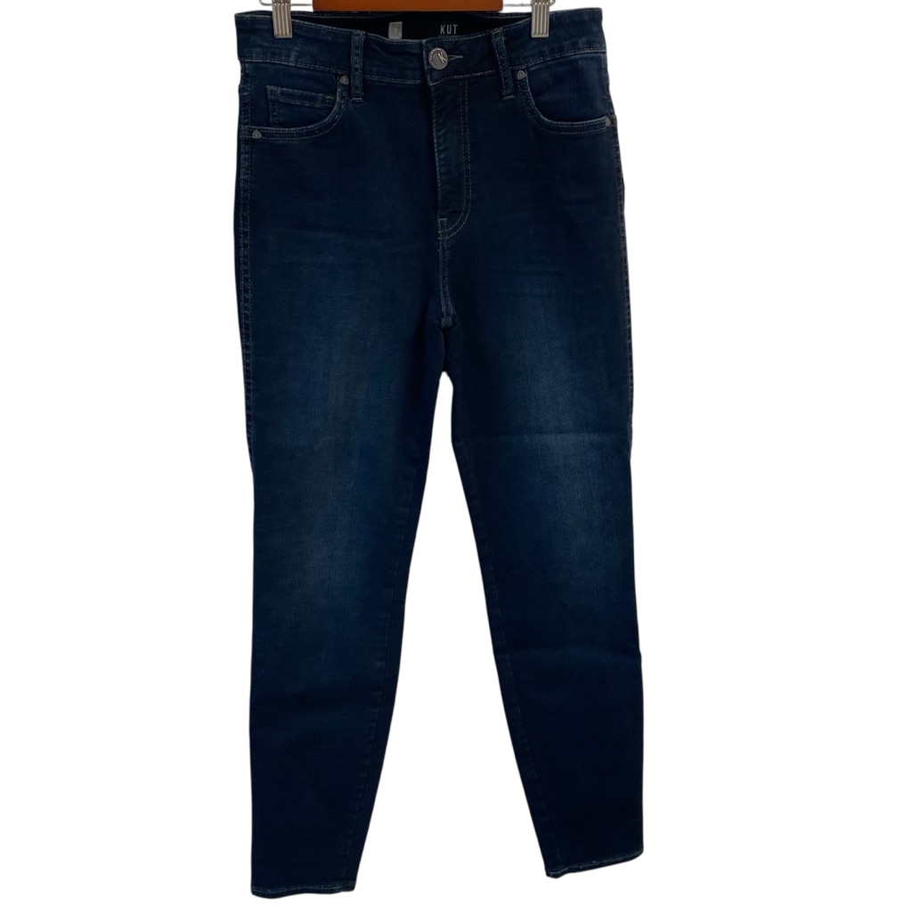 Kut From The Kloth Women's Dark Blue Skinny Jeans Size 2